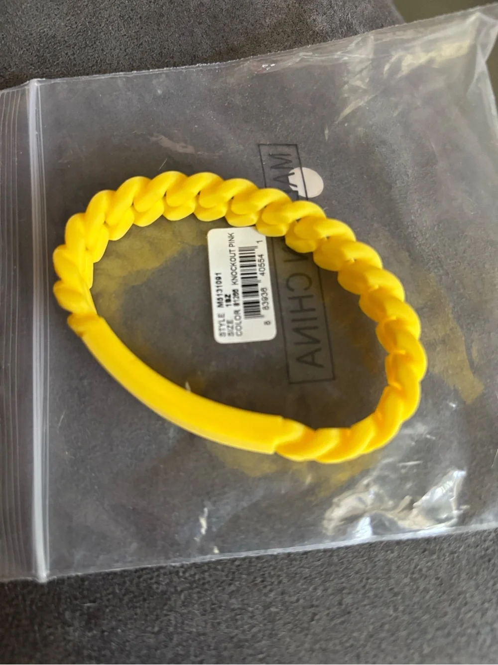Marc by Marc Jacobs Green silicone Bracelet NWOT